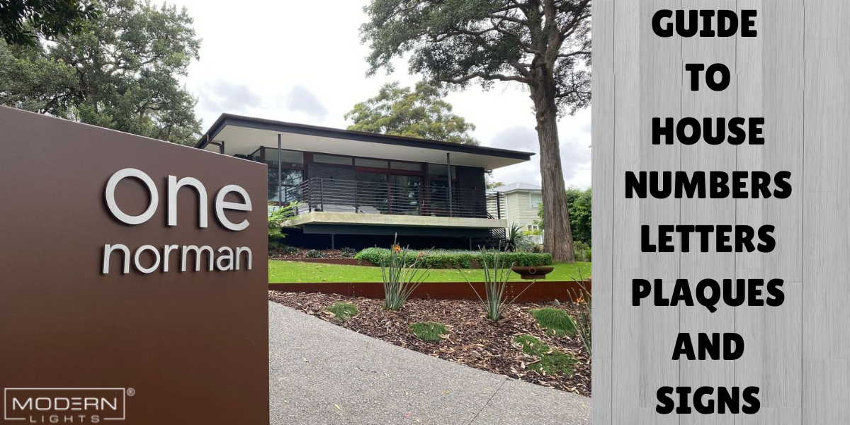 Guide To House Numbers Letters Plaques and Signs