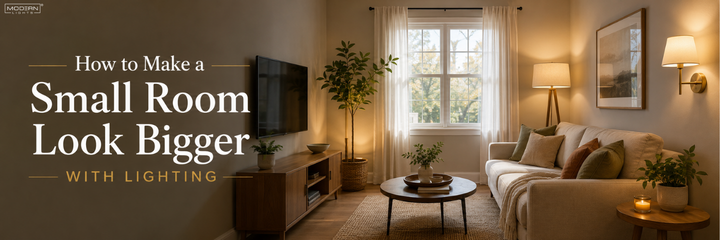 How to Make a Small Room Look Bigger with Lighting