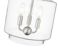 15.5'' Mahannah Brushed Nickel 3 Light Pendant