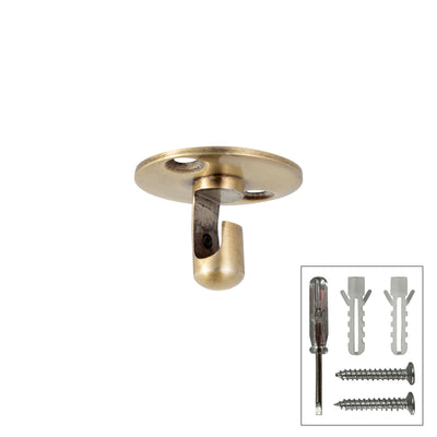 Custom Cord Socket Cover Antique Brass