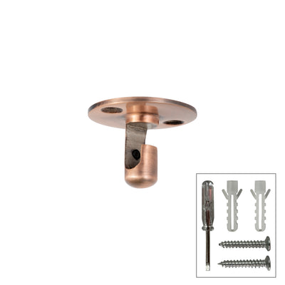 Custom Cord Socket Cover Antique Brass