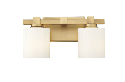 14'' Abelson Vintage Brass 2 Light Bath Vanity