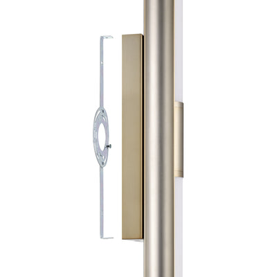 Colton 24-inch 2-light Champagne Gold 5CCT LED Vanity Light with Etched Opal Glass Shades