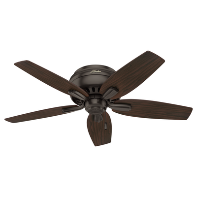42 inch Newsome Premier Bronze Low Profile Ceiling Fan with LED Light Kit and Pull Chain