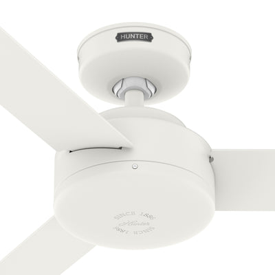 44 inch Presto Matte White Ceiling Fan and Wall Control