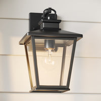 7.5'' Bellmon Powder Coated Black 1 Light Wall Sconce