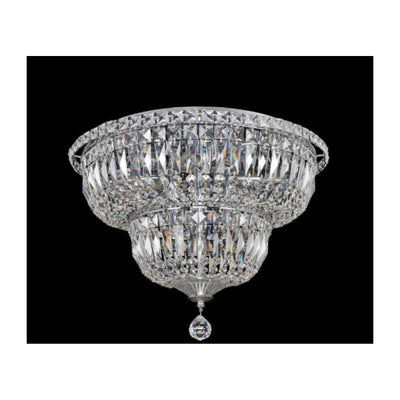 13'' Betti 12 Light Chrome Flush Mount