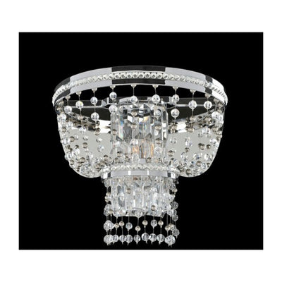 13'' Capri 2 Light Chrome Wall Sconce