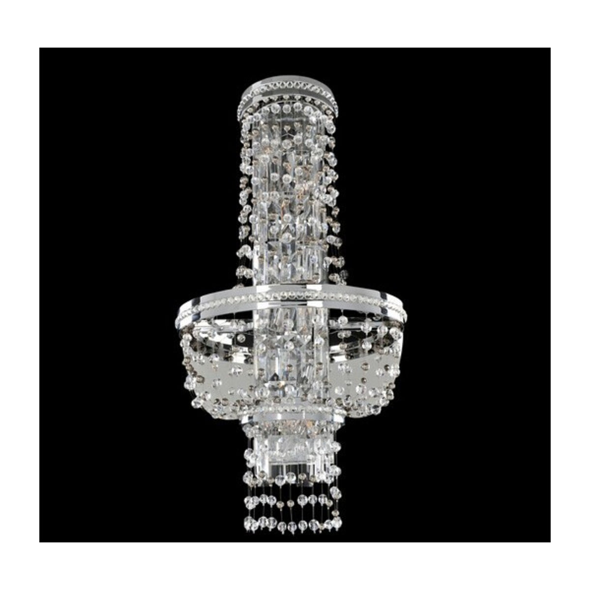 13'' Capri 5 Light Chrome Wall Sconce