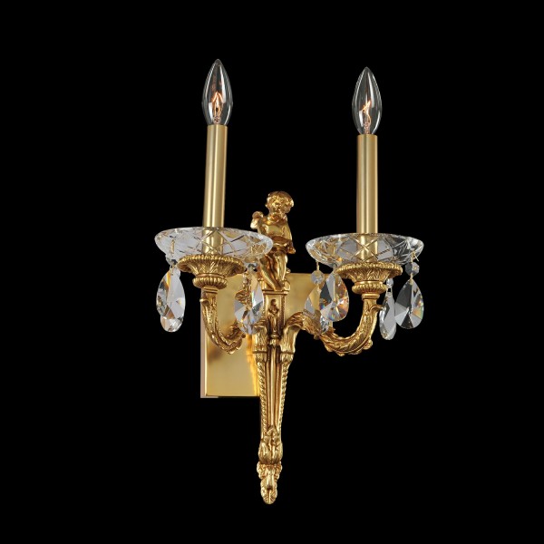 11.5'' Marseille 2 Light Antique Brass Wall Sconce