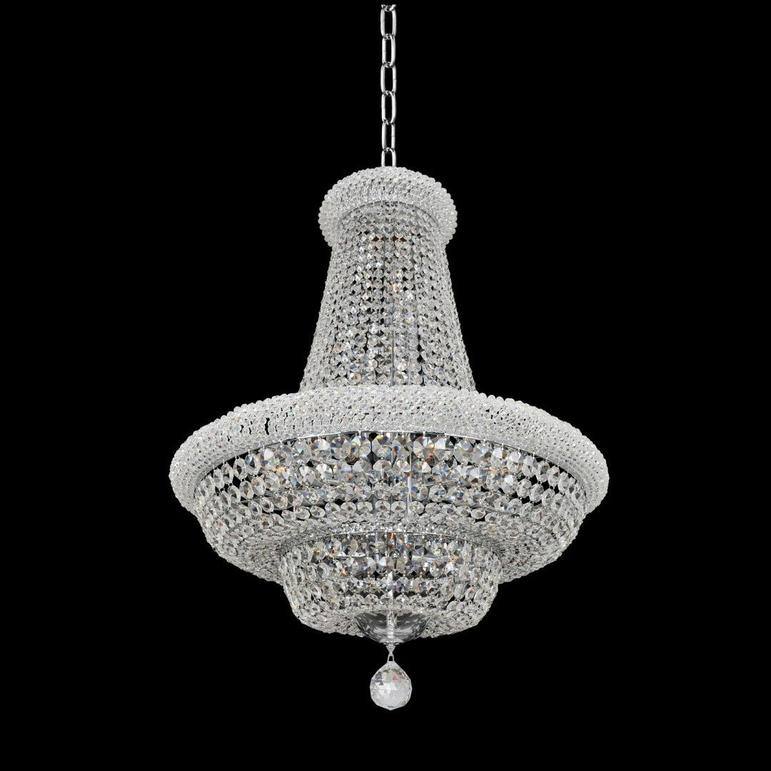 29'' Napoli 9 Light Chrome Chandelier