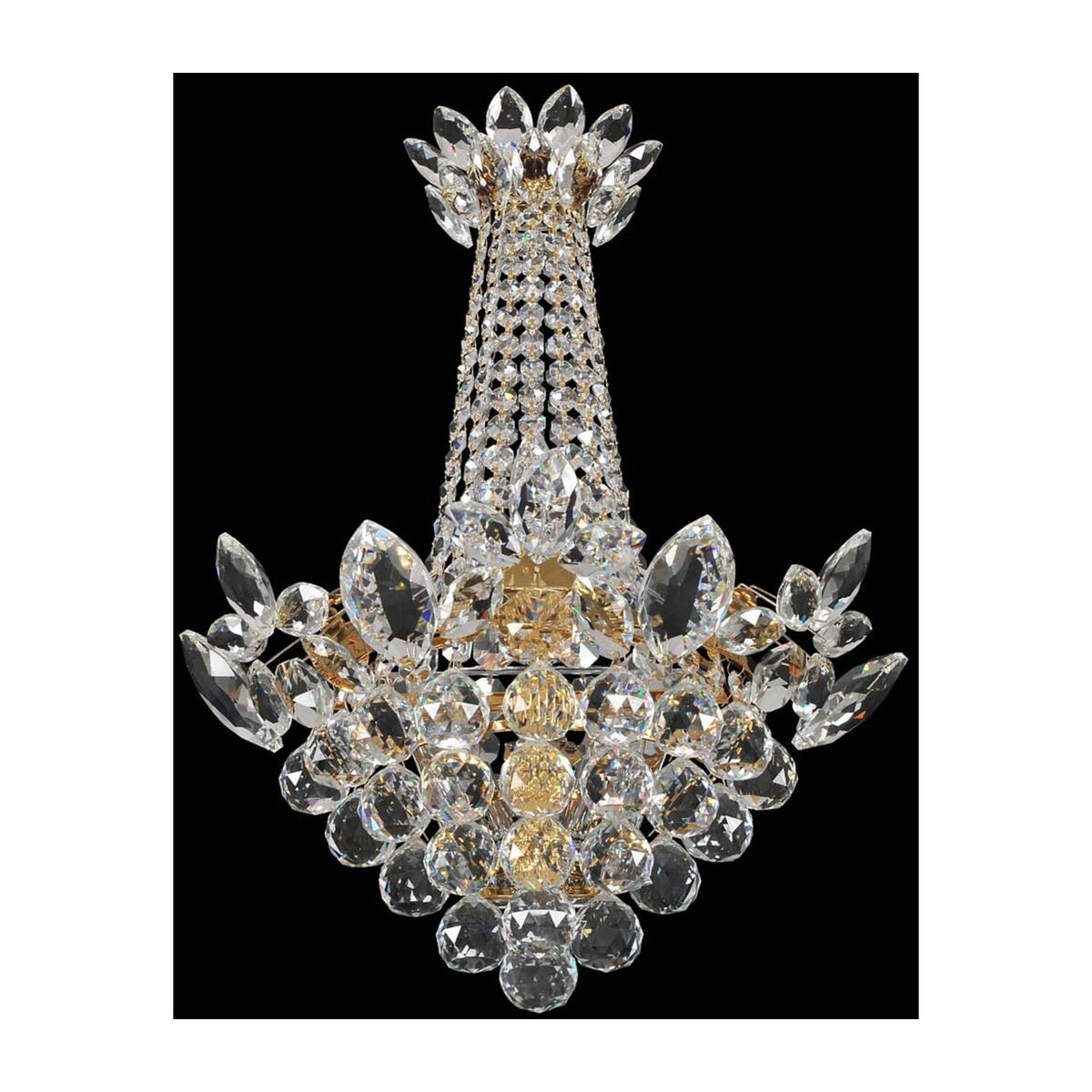17.25'' Treviso 3 Light 18k Gold Wall Sconce