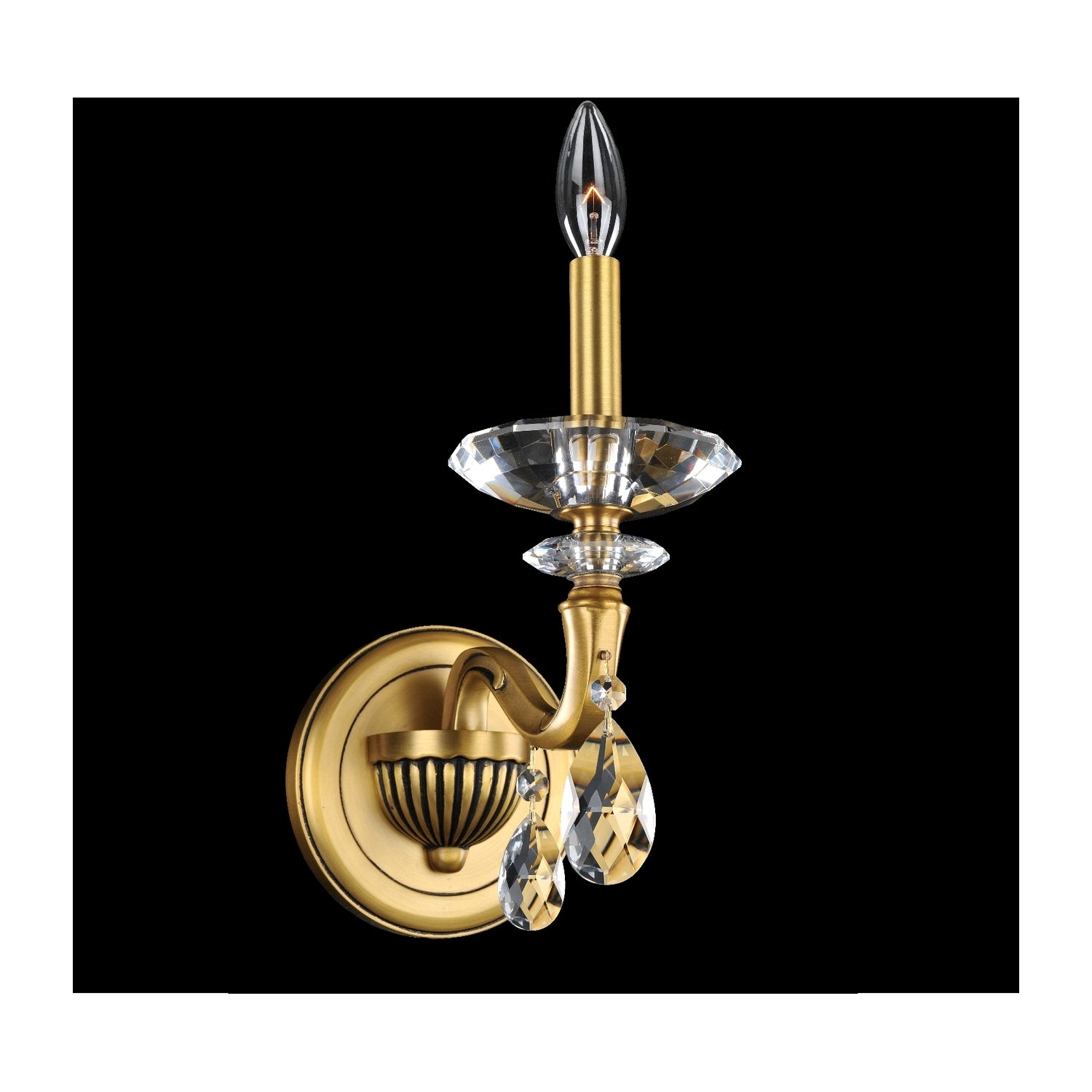 6'' Jolivet 1 Light Historic Brass Wall Sconce