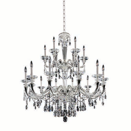 42'' Jolivet 18 Light 2 Tone Silver Chandelier
