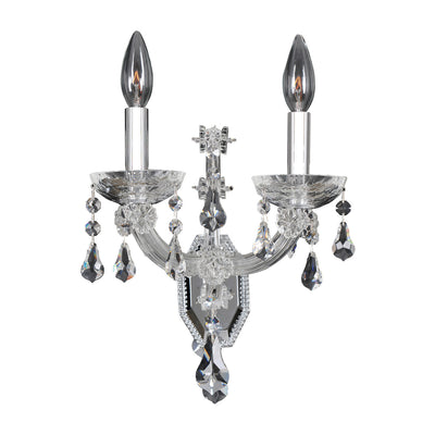 10'' Brahms 2 Light Chrome Wall Sconce