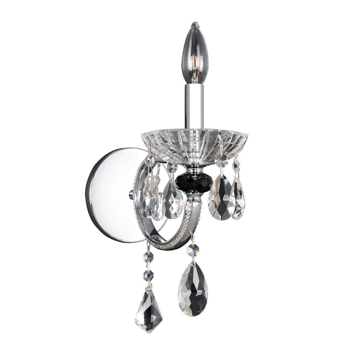 11.6'' Steffani 1 Light Chrome Wall Sconce