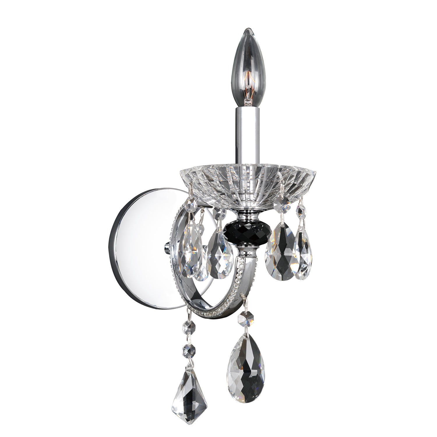 11.6'' Steffani 1 Light Chrome Wall Sconce