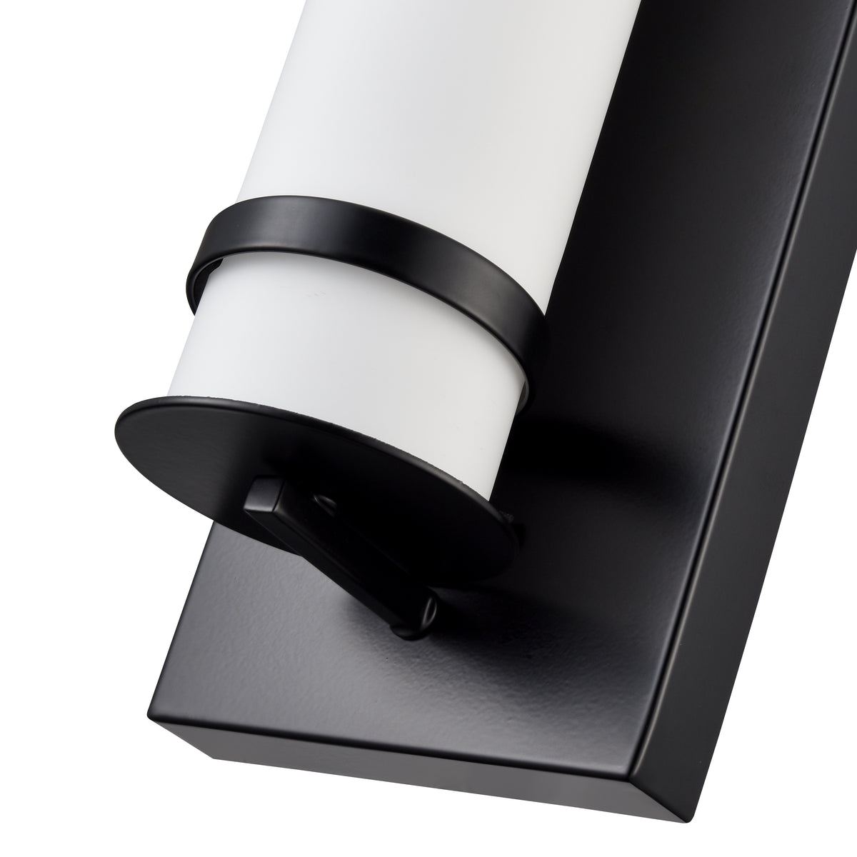 20-inch Powder Coated Black Outdoor Wall Sconce Wet Rated