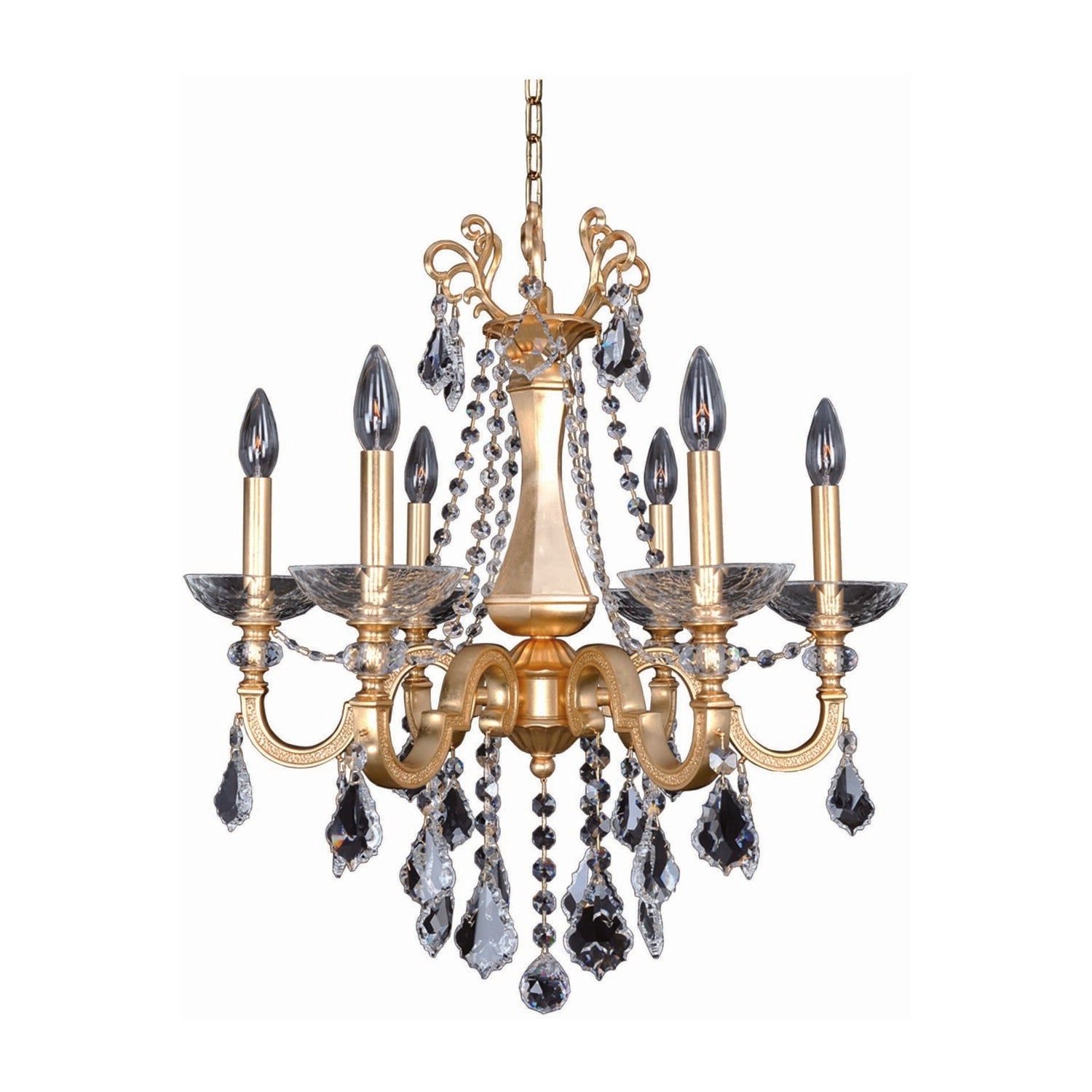 24'' Barret 6 Light French Gold - 24K Chandelier