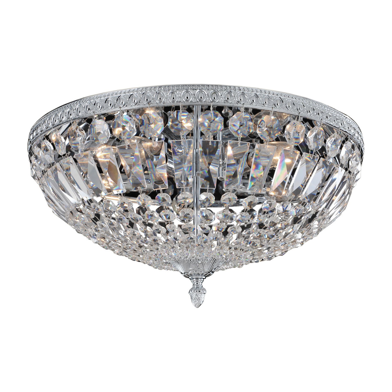 8.5'' Lemire 5 Light Chrome Flush Mount