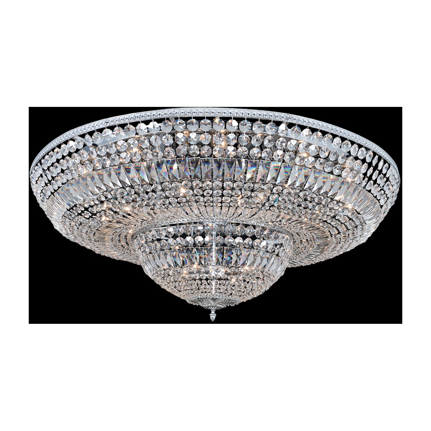 11'' Lemire 24 Light Chrome Flush Mount