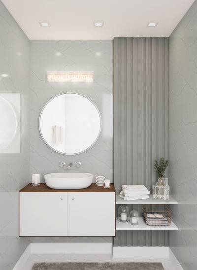 24'' Vanita 6 Light Chrome Vanity Light