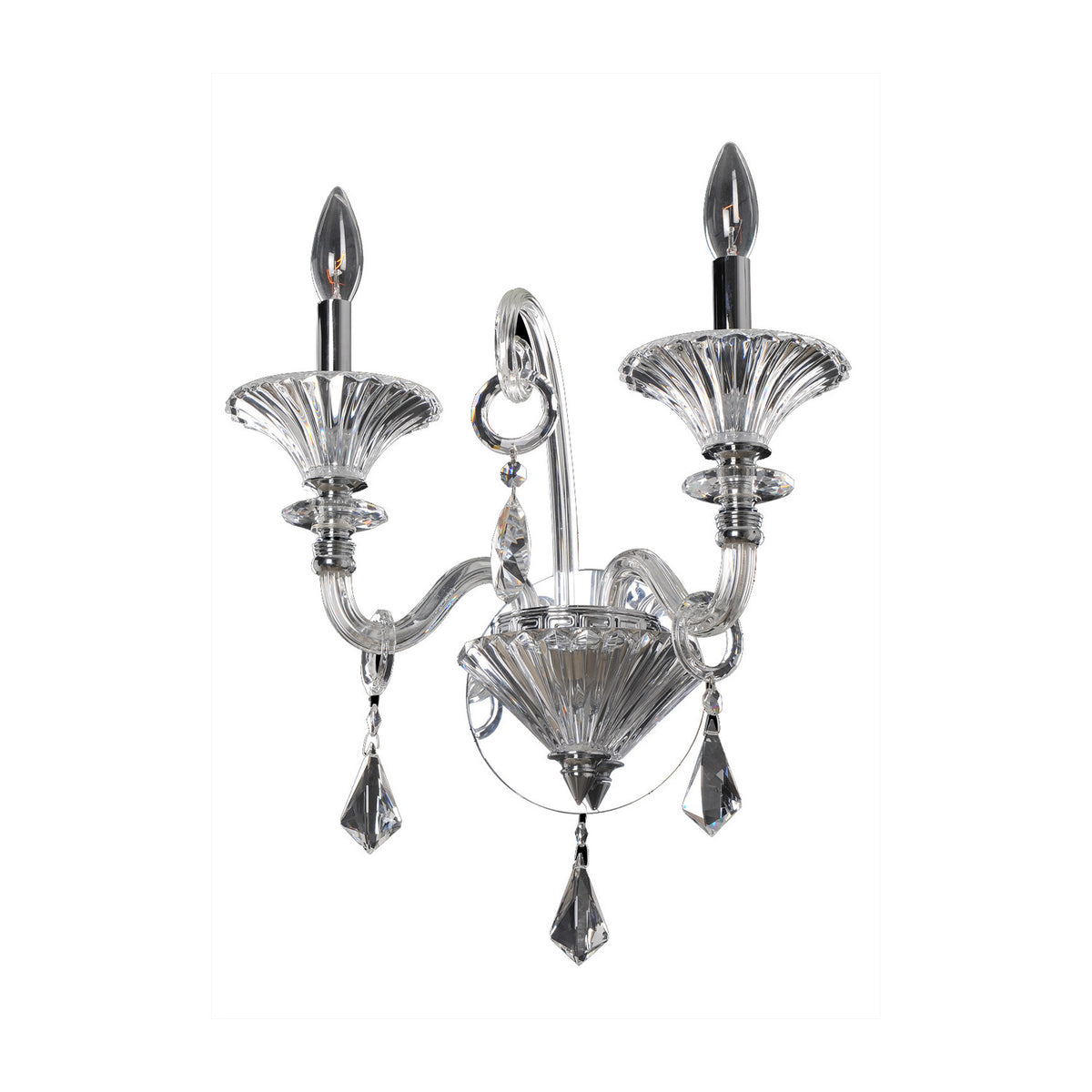 14.5'' Chauvet 2 Light Chrome Wall Sconce