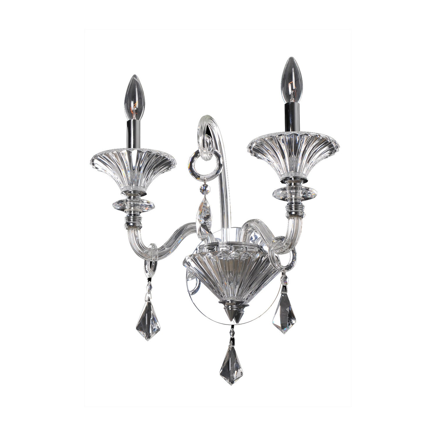 14.5'' Chauvet 2 Light Chrome Wall Sconce