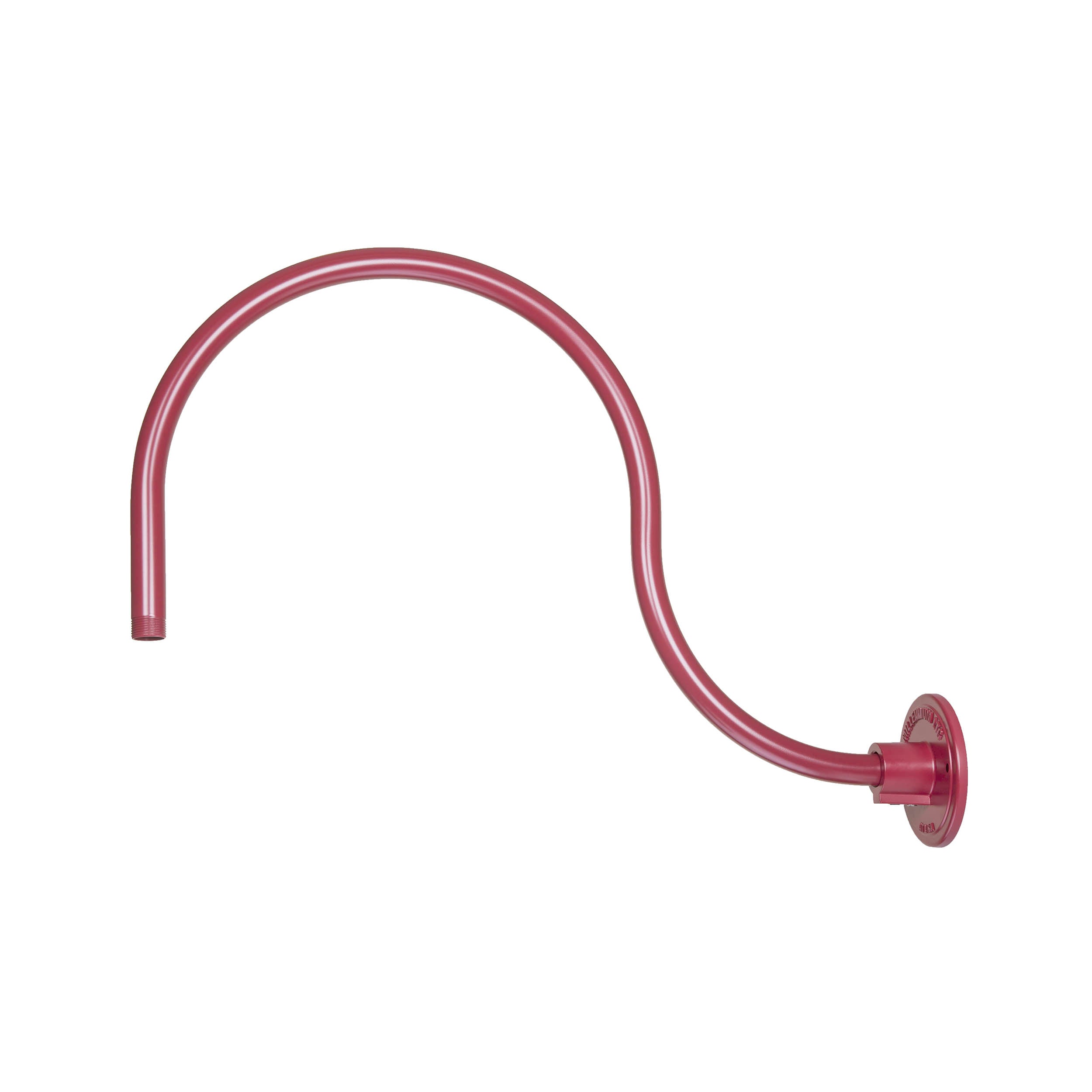 19-inch R Series Satin Red Gooseneck Arm