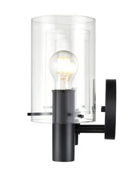 24'' Apolla Matte Black 3 Light Bath Vanity