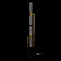 72'' Apollo 1 Light Winter Brass Floor Lamp