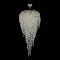 70'' Tenuta 21 Light Chrome Chandelier