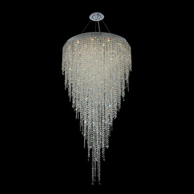 70'' Tenuta 21 Light Chrome Chandelier