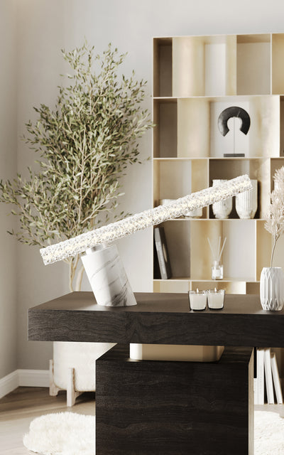 18'' Lina 1 Light Chrome Linear Pendant