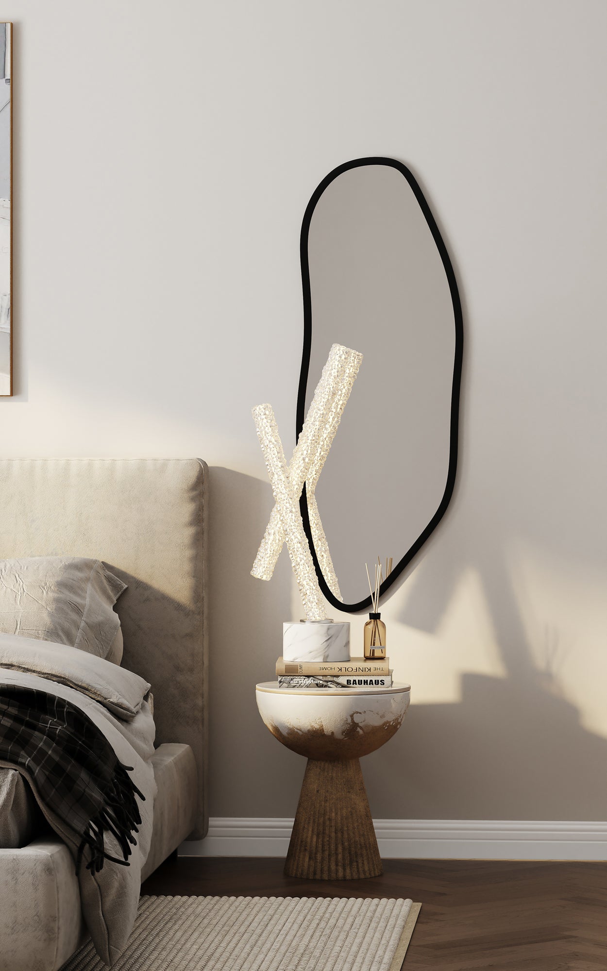 37.5'' Lina 1 Light Chrome Table Lamp