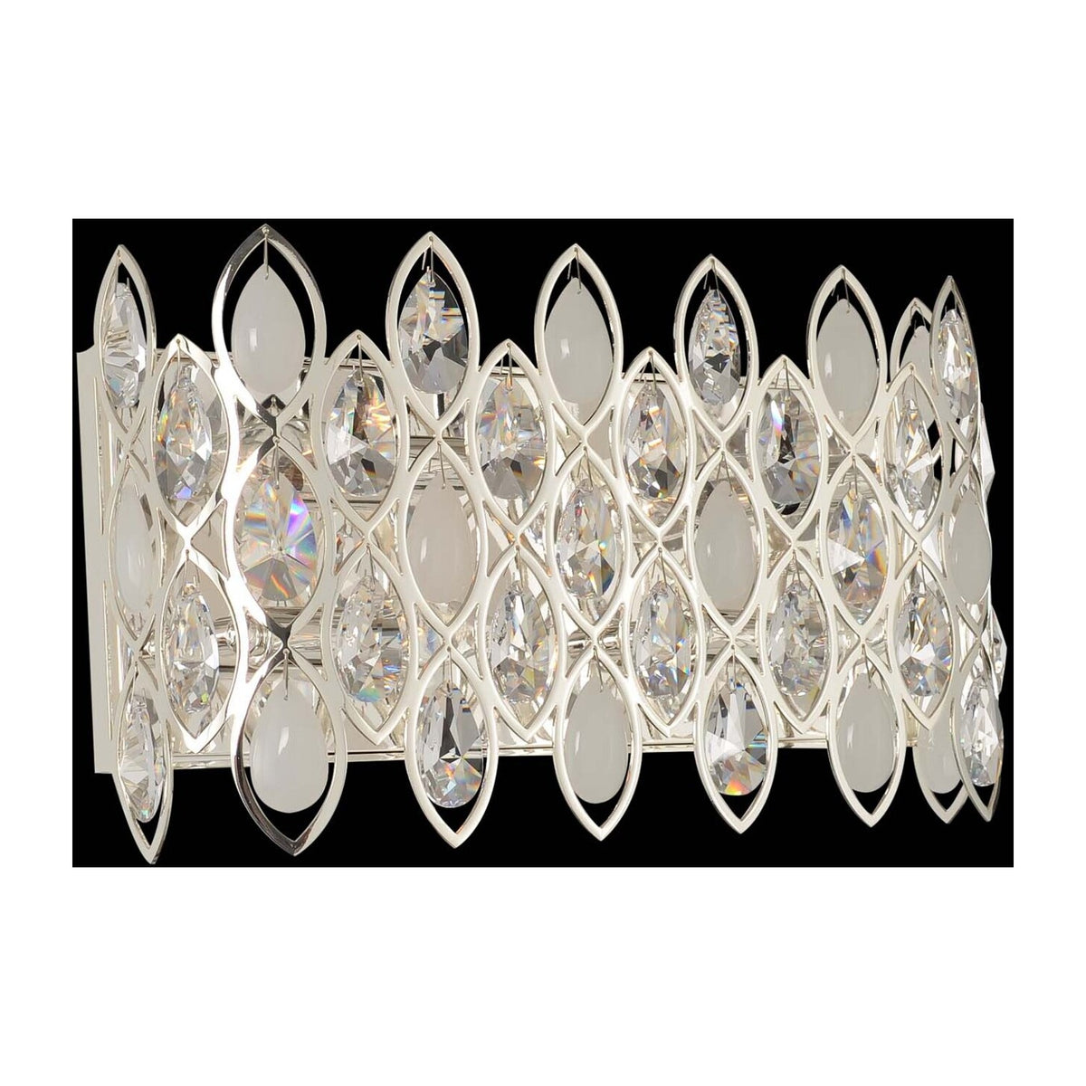 17'' Prive 4 Light Silver Vanity Light