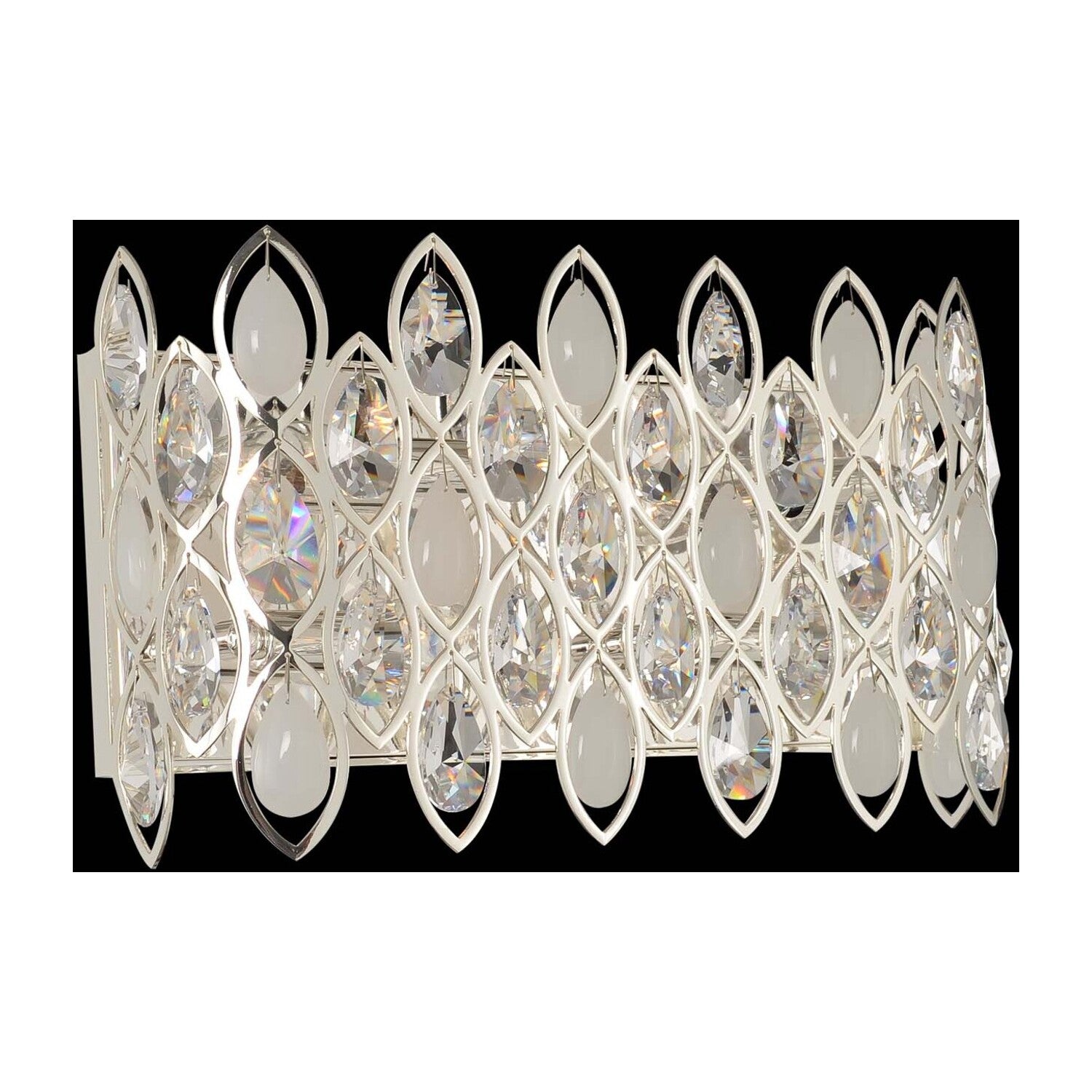 17'' Prive 4 Light Silver Vanity Light