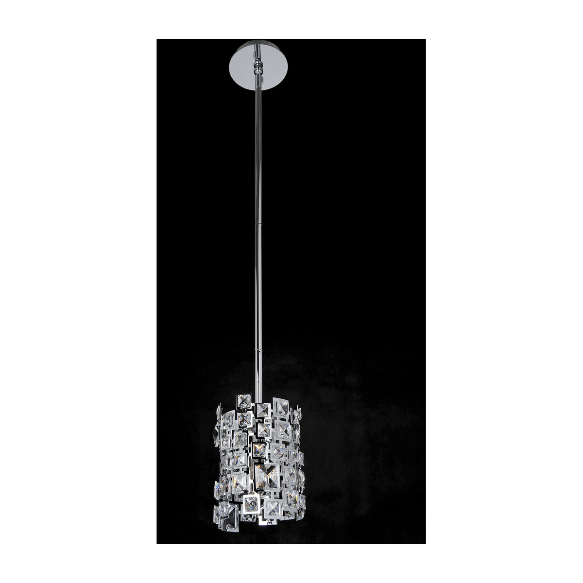 18'' Dolo 1 Light Chrome Pendant