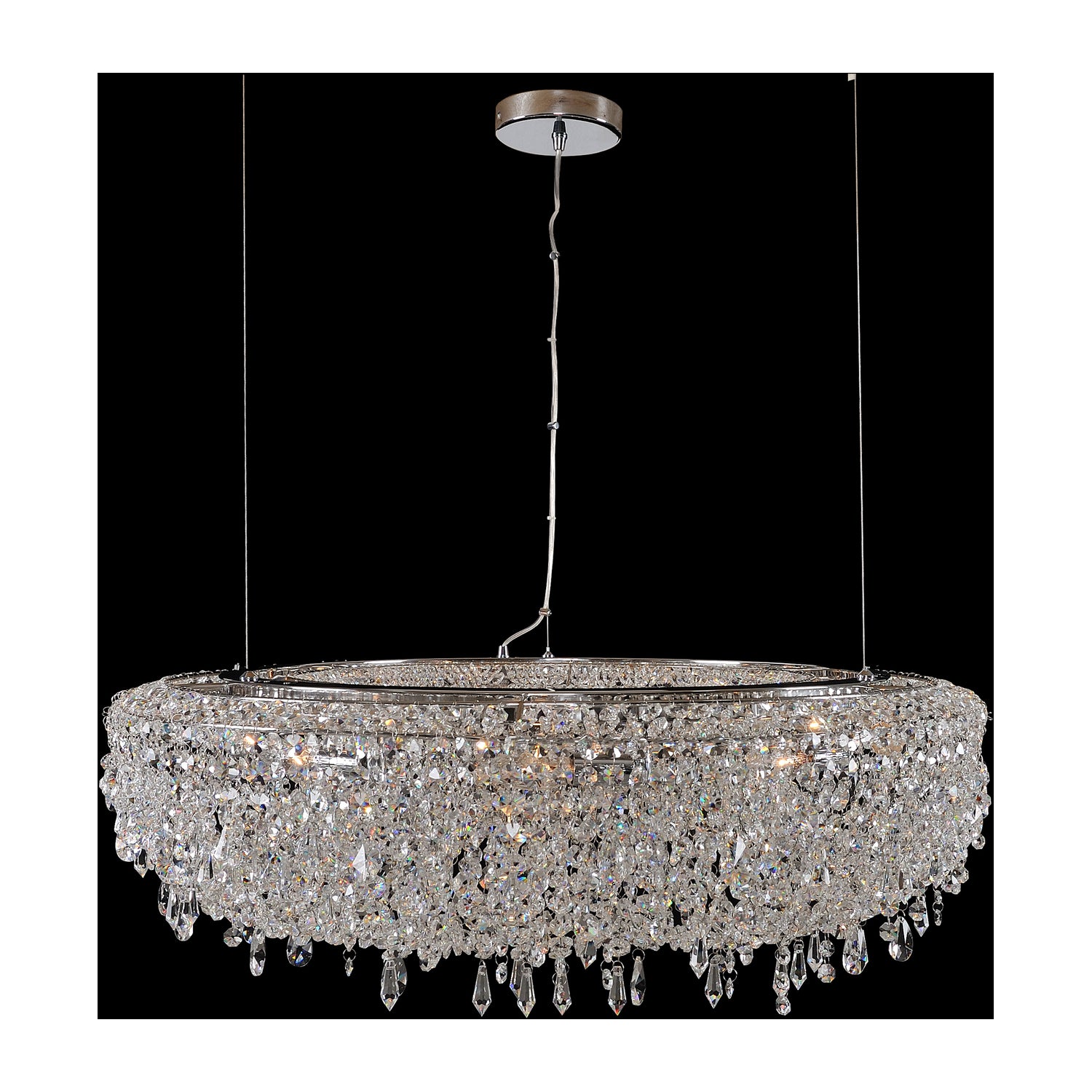 7'' Voltare 12 Light Chrome Chandelier