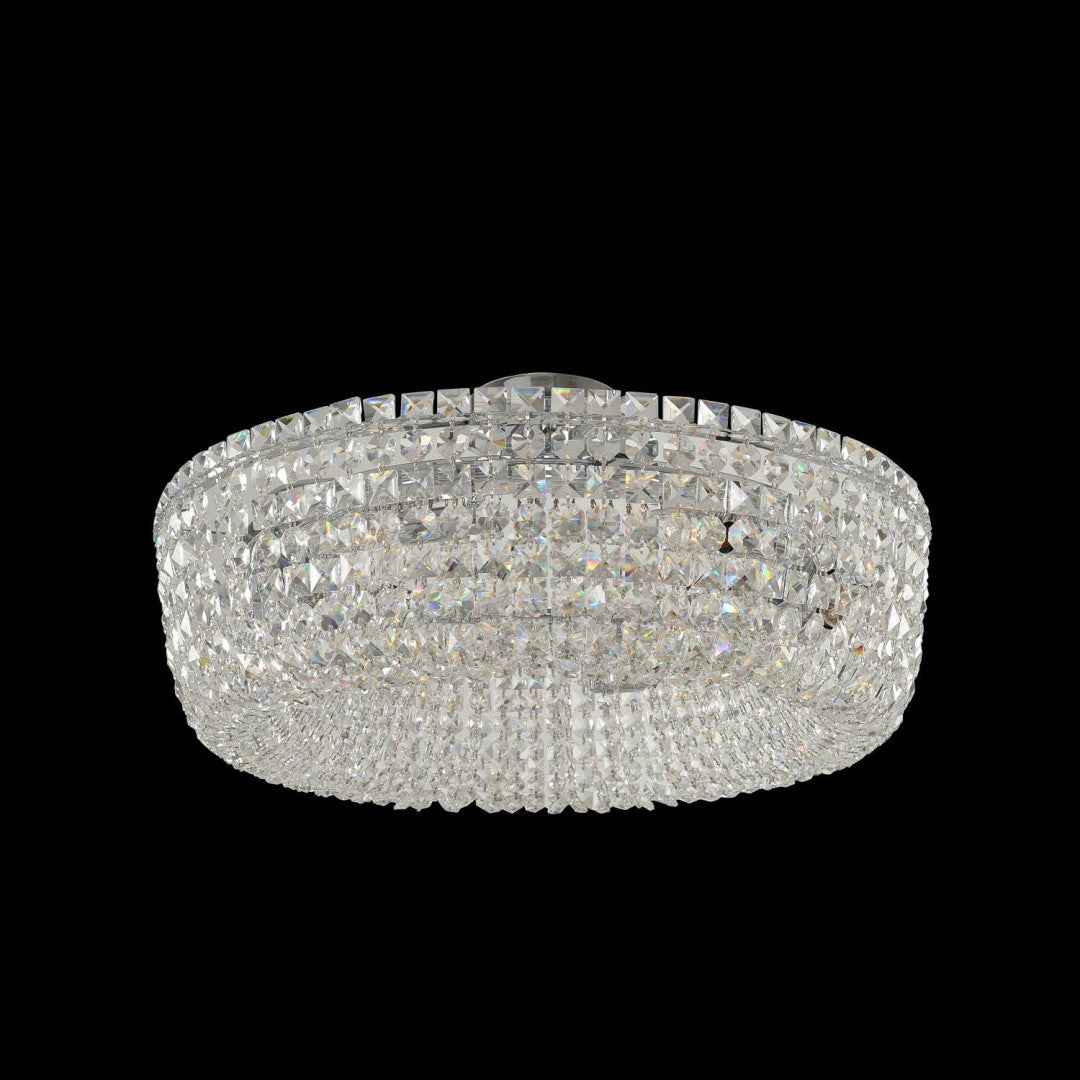 12'' Cesano 6 Light Chrome Semi-Flush Mount