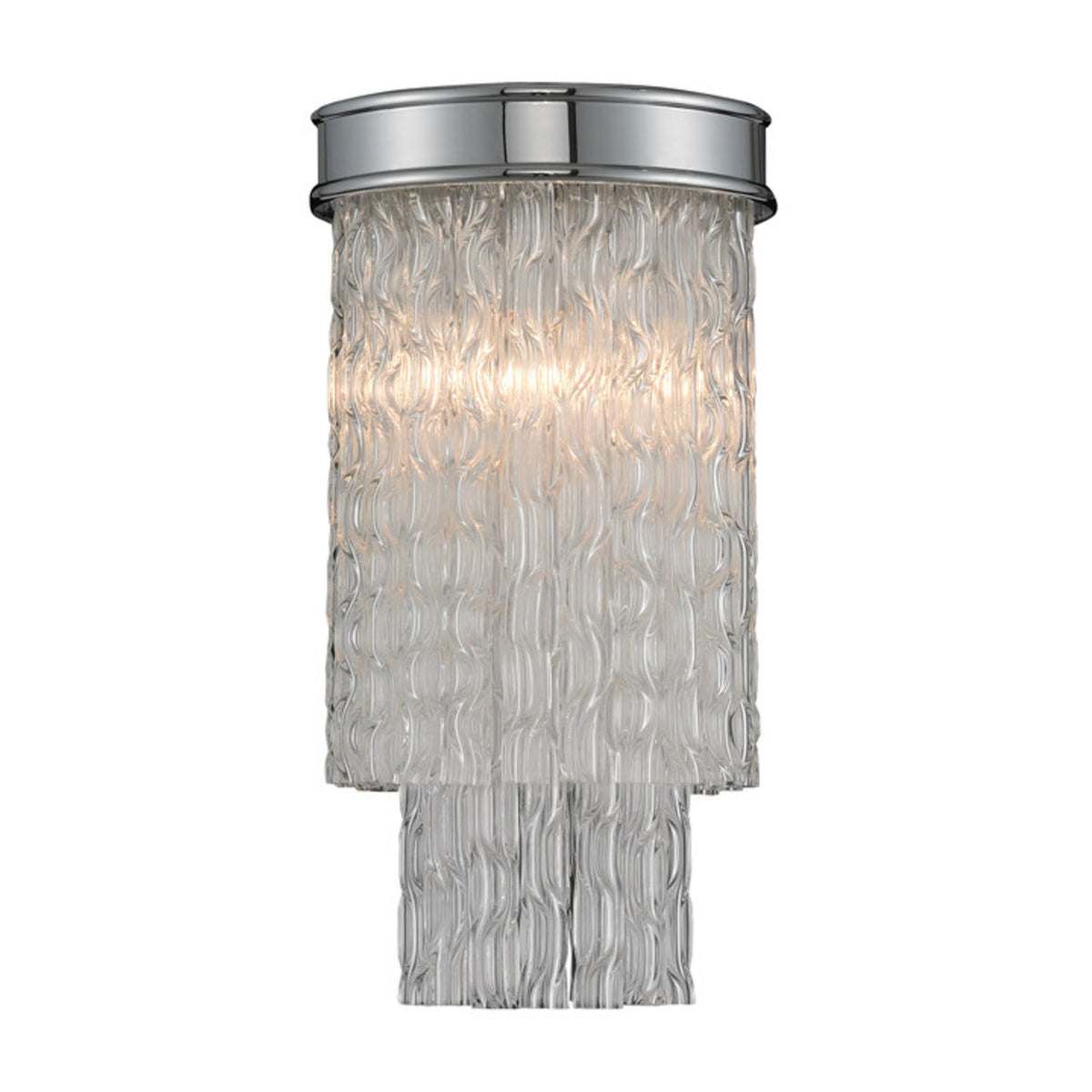 16'' Savena 1 Light Chrome Pendant