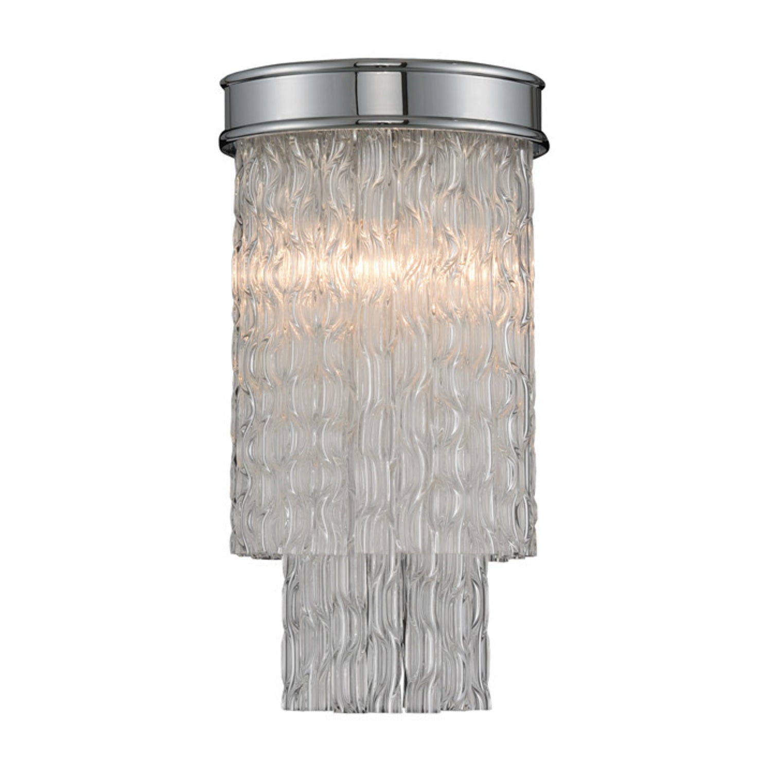 16'' Savena 1 Light Chrome Pendant