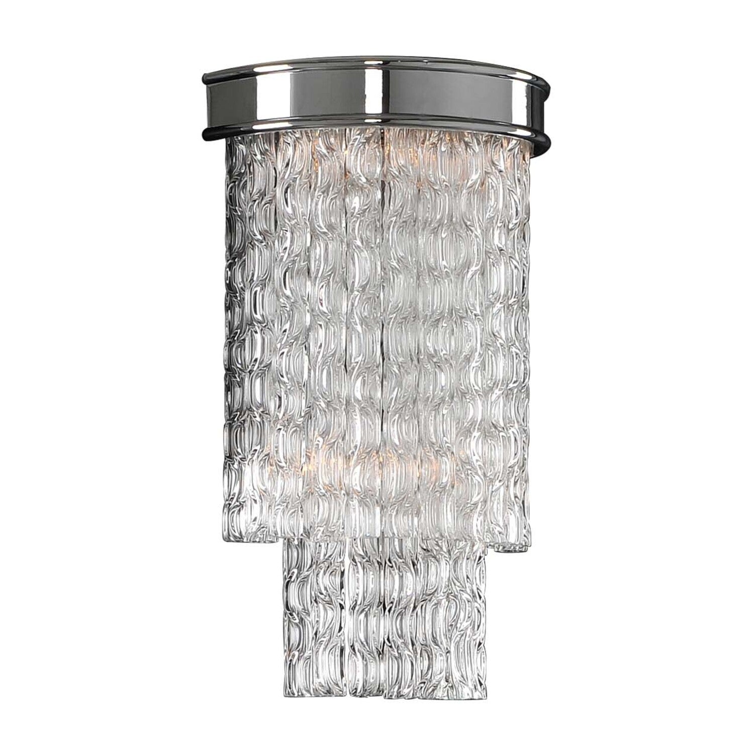 8'' Savena 2 Light Chrome Wall Sconce
