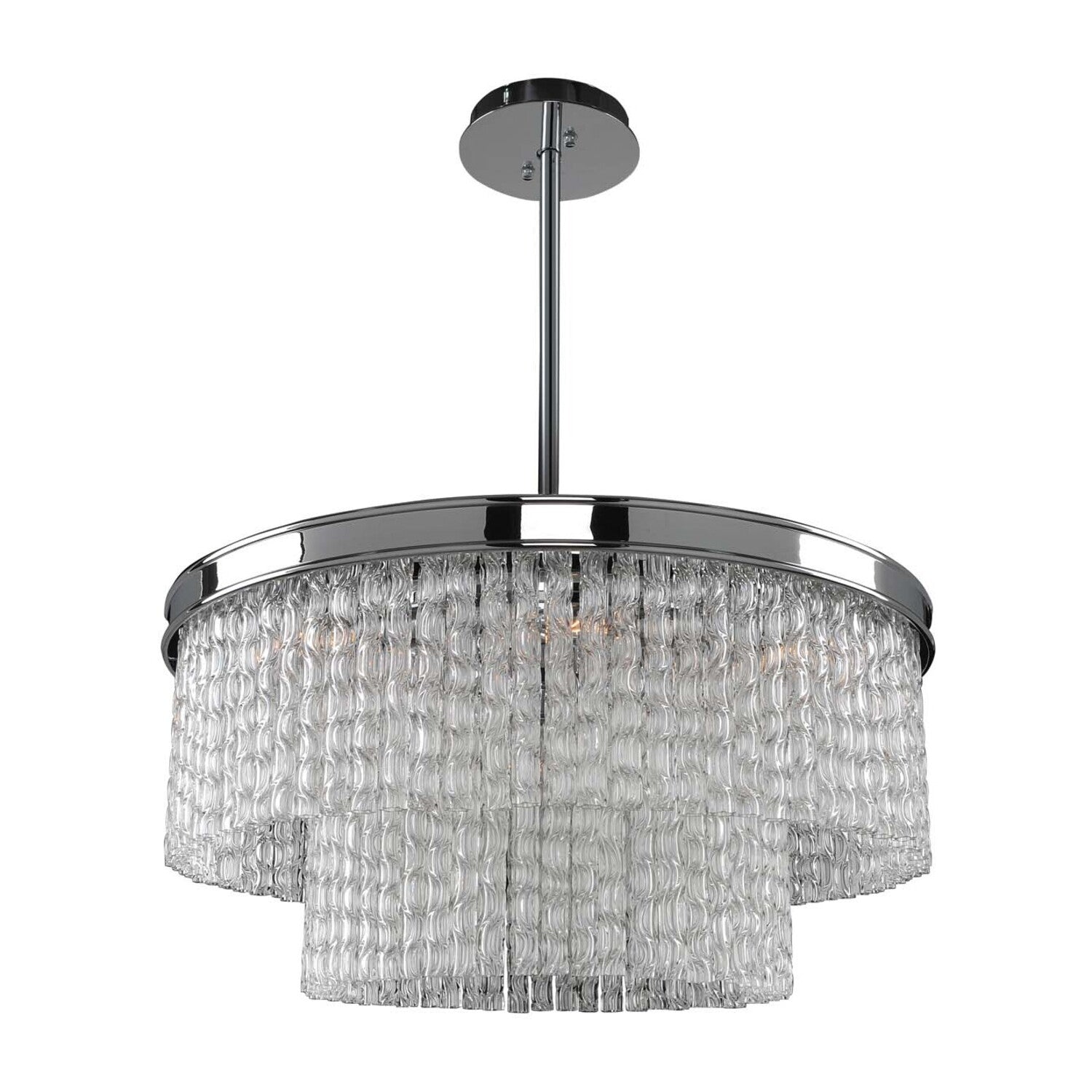 55'' Savena 8 Light Chrome Chandelier