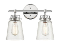 16'' Amberose Chrome 2 Light Bath Vanity