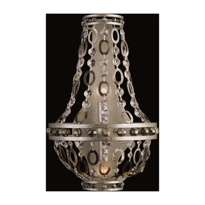 11'' Lucia 2 Light Vintage Silver Leaf Wall Sconce
