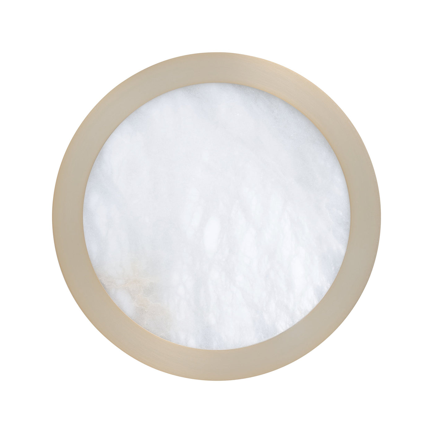 Argyle 8-inch Champagne Gold and Natural Alabaster 5CCT LED Flush Mount