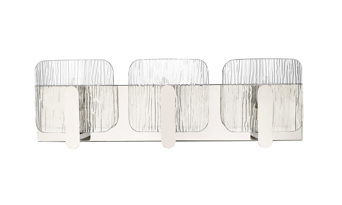 24'' Rimini Polished Nickel 3 Light Bath Vanity