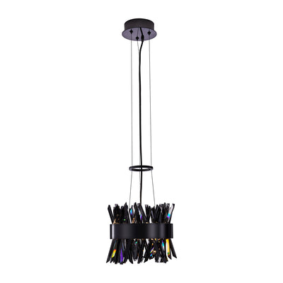 10.25'' Glacier 1 Light Black Nickel Pendant