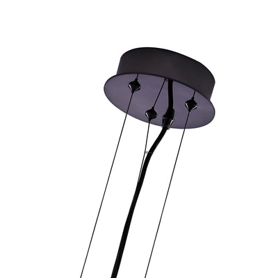 10.25'' Glacier 1 Light Black Nickel Pendant